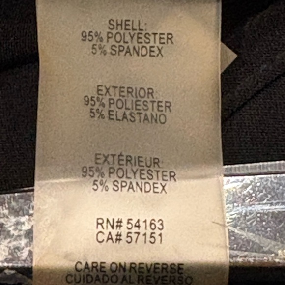 Calvin Klein Sleeveless Open Front Black Vest Dress Size 4 AR1 - Picture 4 of 4